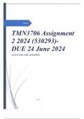 TMN3706 Assignment 2 2024 (530293)- DUE 24 June 2024