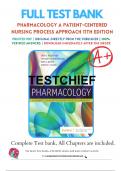 Test Bank for Pharmacology A Patient-Centered Nursing Process Approach 11th Edition By Linda E. McCuistion; Jennifer J. Yeager; Mary Beth Winton; Kathleen DiMaggio Chapter 1-58 Complete Guide A+