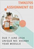 TMN3705 Assignment 2 (COMPLETE ANSWERS) 2024 (655484)- DUE 7 June 2024