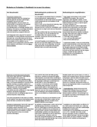 M&T I, hoofdstuk 4, 5 en 6 in schematisch overzicht