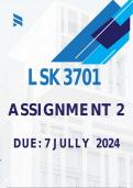 LSK3701 Assignment 2 Due 7 May 2024