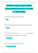 CPAER  Questions and Answers Graded A+ | latest Update Pack
