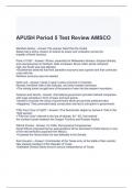 APUSH Period 5 Test Review AMSCO Questions and Answers