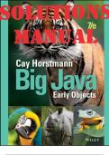 TEST BANK  and  SOLUTIONS MANUAL for Big Java_Early Objects, Enhanced eText 7th Edition Cay S. Horstmann (Complete 25 Chapters plus .java Solutions)