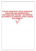 PLS1501 EXAM PACK LATEST EXAM PACK QUESTIONS AND ANSWERS WELL EXPLAINED AND TRUSTED  100%VERIFIED AS CORRECT BY EXPERTS LATEST UPDATE 2024 GRADE A+