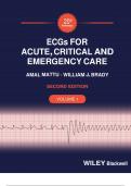 Complete ECGs for Acute, Critical and Emergency Care, 2nd Edition, Volume 1Contains 200 actual ECGs of patients. 