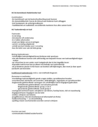 Samenvatting Basiskennis Taalonderwijs H1,2,3,8,9,10