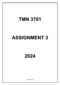 TMN3701 Assignment 3 2024