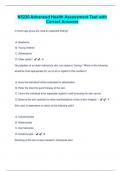 N5220 Advanced Health Assessment Test with Correct Answers