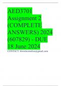 aed3701 assignment 2 answers