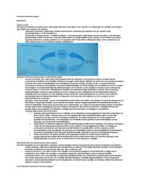 Samenvatting Financial Statement Analysis