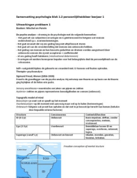 Samenvatting psychologie blok 1.2 Persoonlijkheidsleer