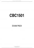 cbc1501 exam pack 2022 A+ latest updated 