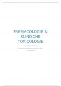 Samenvatting -  Farmacologie en Toxicologie