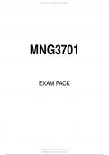 Mng3701 exam solutions Study guides, Study notes & Summaries A+ 2024 