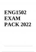 Eng1502 exam pack Study guides, Study notes & Summaries