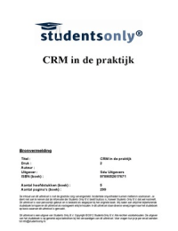 CRM in de praktijk