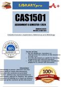 CAS1501 Assignment 6 due 28 May 2024