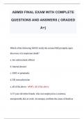 ABMDI FINAL EXAM WITH COMPLETE  QUESTIONS AND ANSWERS { GRADED  A+} 