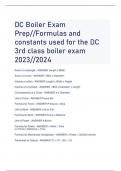 DC Boiler Exam Prep//Formulas and constants used for the DC 3rd class boiler exam 2023//2024