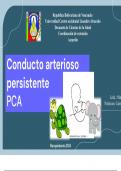 Conducto arterioso persistente en recien nacidos (PCA)