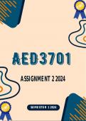 AED3701 Assignment 2  2024