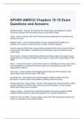 APUSH AMSCO Chapters 12-15 Exam Questions and Answers 2024