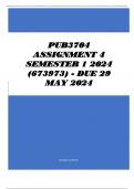 PUB3704 Assignment 4 Semester 1 2024 (673973)
