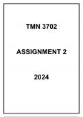 TMN 3702 Assignment 2 2024