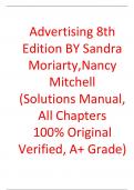 Solution Manual For Advertising 8th Edition By Sandra Moriarty, Nancy Mitchell