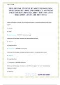 HESI DENTAL HYGIENE EXAM TEST BANK 2024-650 EXAM QUESTIONS AND CORRECT ANSWERS (PROFESSOR VERIFIED) LATEST EDITION (JUST RELEASED) COMPLETE TESTBANK.