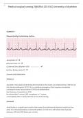 Medical surgical nursing 2{NURSA 225 01C} University of charleton Questions and Verified Answers with Rationales