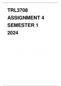 TRL3708 ASSIGNMENT 4 SEMESTER 1 2024