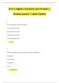 Arrt ct registry QuestionArrt ct registry Questions and Answers |  Already passed | Latest Updates and Answers |  Already passed | Latest Update