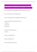 Bio 227 Lab Exam 3 Cory Hanley Questions And  Answers | 100% Correct Answers | Updated Quiz