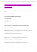 UNCG Psych 462: Exam 2 Questions and Answers(A+  Solution guide)