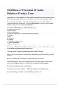 Package deal for PRSA APR Test Questions and Answers  2024/2025 With Rationales( A+ GRADED 100% VERIFIED) ALL BUNDLED HERE!!!!..