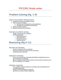 PYC1501 Study Notes