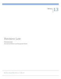 Business Law - Block 3