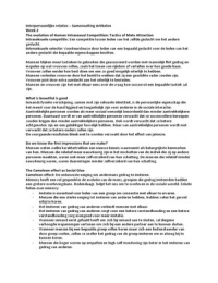 Samenvatting Interpersoonlijke Relaties (artikelen + hc's)