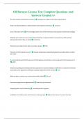 Oil Burners License Test Complete Questions And Answers Graded A+