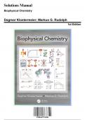 Solution Manual: Biophysical Chemistry  1st Edition by Klostermeier - Ch. 1-26, 9780367572389, with Rationales