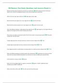 Oil Burners Test Study Questions And Answers Rated A+