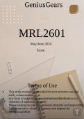 MRL2601 May June 2024 Exam