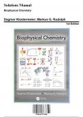 Solution Manual for Biophysical Chemistry , 1st Edition by Klostermeier, 9780367572389, Covering Chapters 1-26 | Includes Rationales