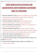 AESC 2050 ACTUAL EXAM 1 100 QUESTIONS AND VERIFIED ANSWERS 2024. A+ GRADED.