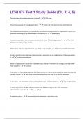 LCHI 474 Test 1 Study Guide (Ch. 3, 4, 5) Questions And Answers Rated A+