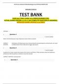 TEST BANK NURS 6502 FINAL EXAM( 2024 SPRING/SUMMER QTR). ACTUAL EXAMS VERSION 1,2,3 & 4 ( 100% COMPLETE QUESTIONS & ANSWERS). APPROVED EXAMS UPDATED 2024 (MAY) 