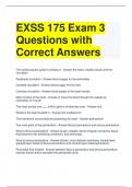 EXSS 175 Exam 3 Questions with Correct Answers (1)