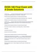 EXSS 180 Final Exam with A Grade Solutions (1)